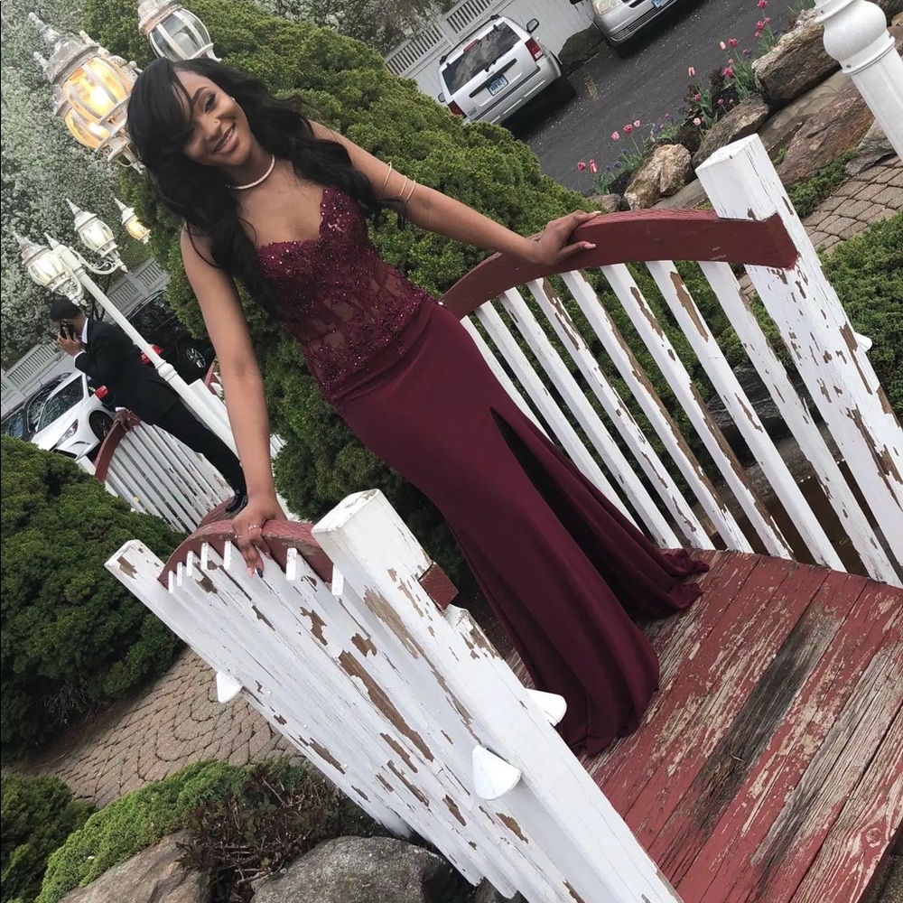 My old prom dress worn once